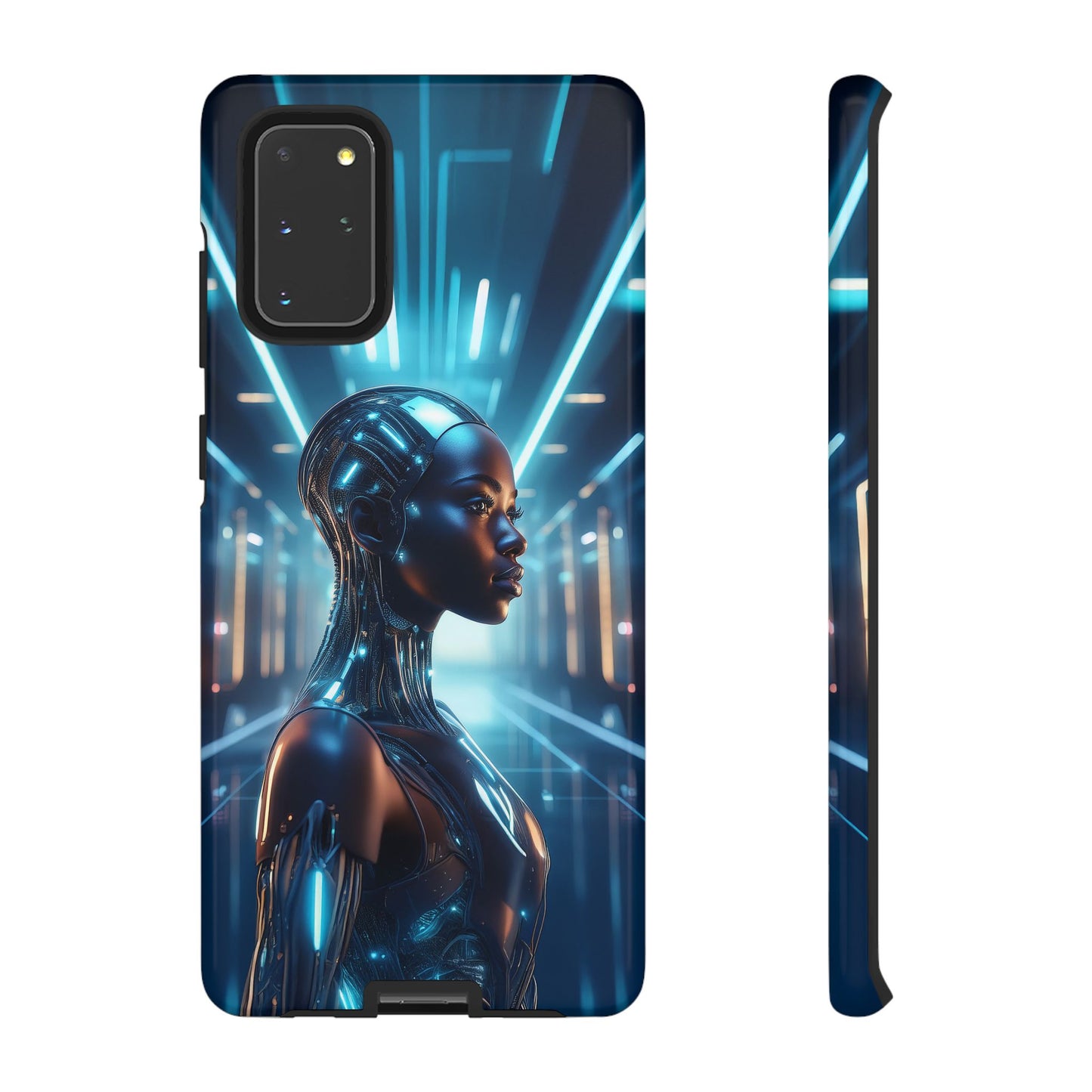 Futuristic Human Android Hybrid Cell Phone Case 003