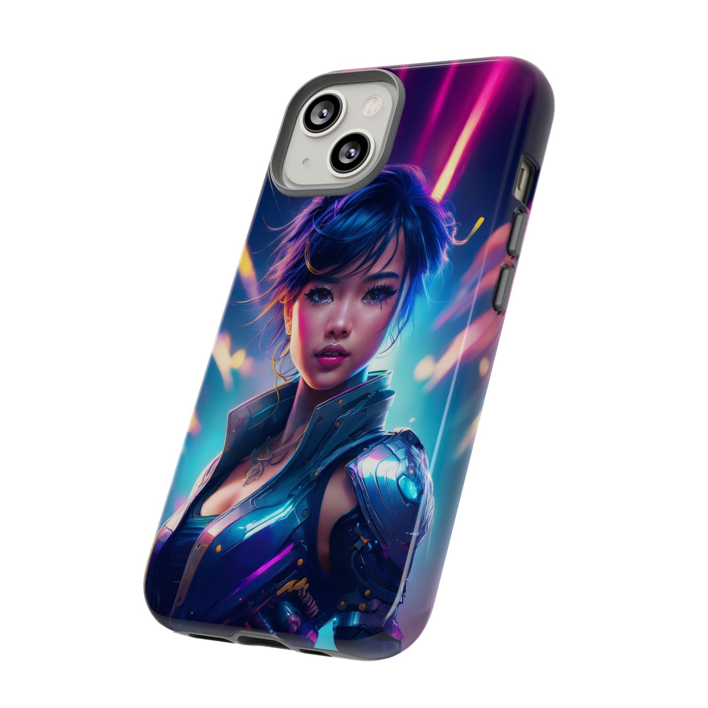 Futuristic Cyberpunk Female Cell Phone Case 024