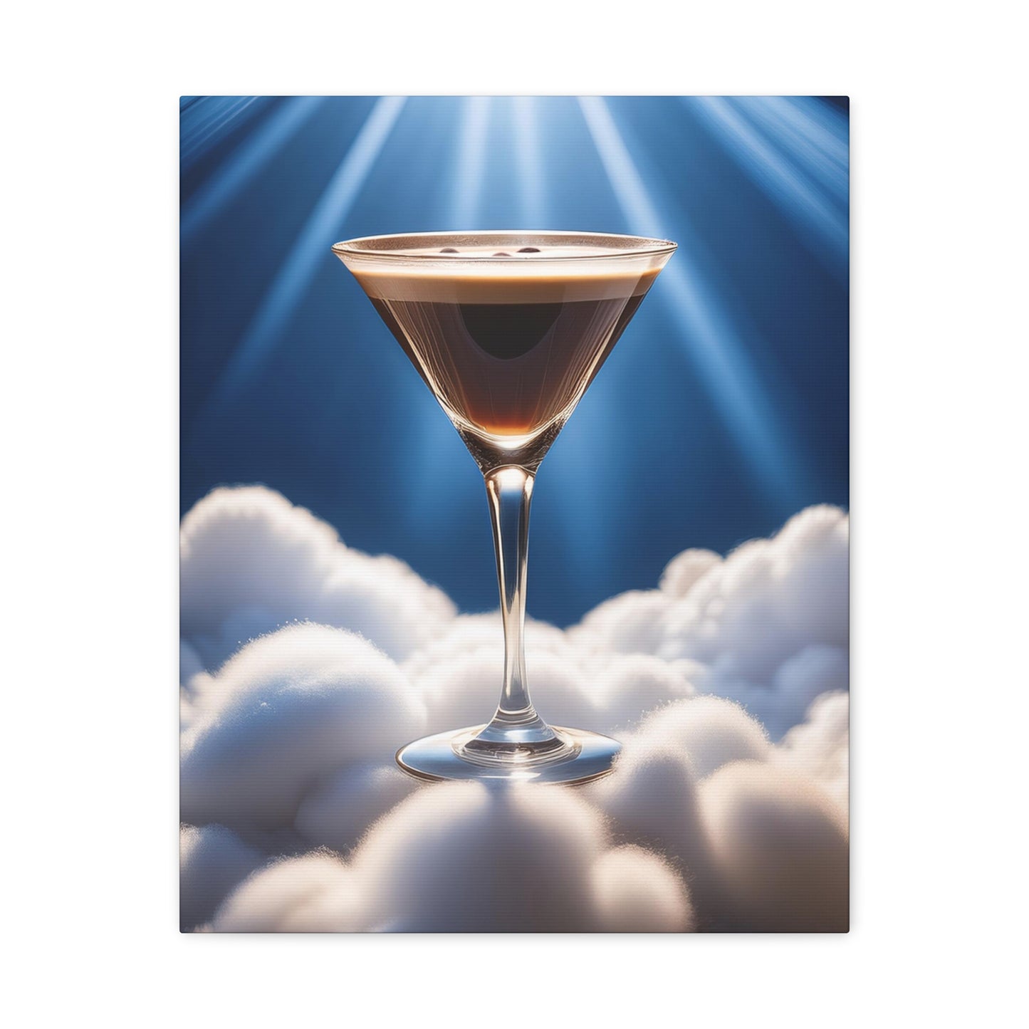 Espresso Martini Heaven Art Print | 1.25" Stretched Wall Decor for Home & Bar