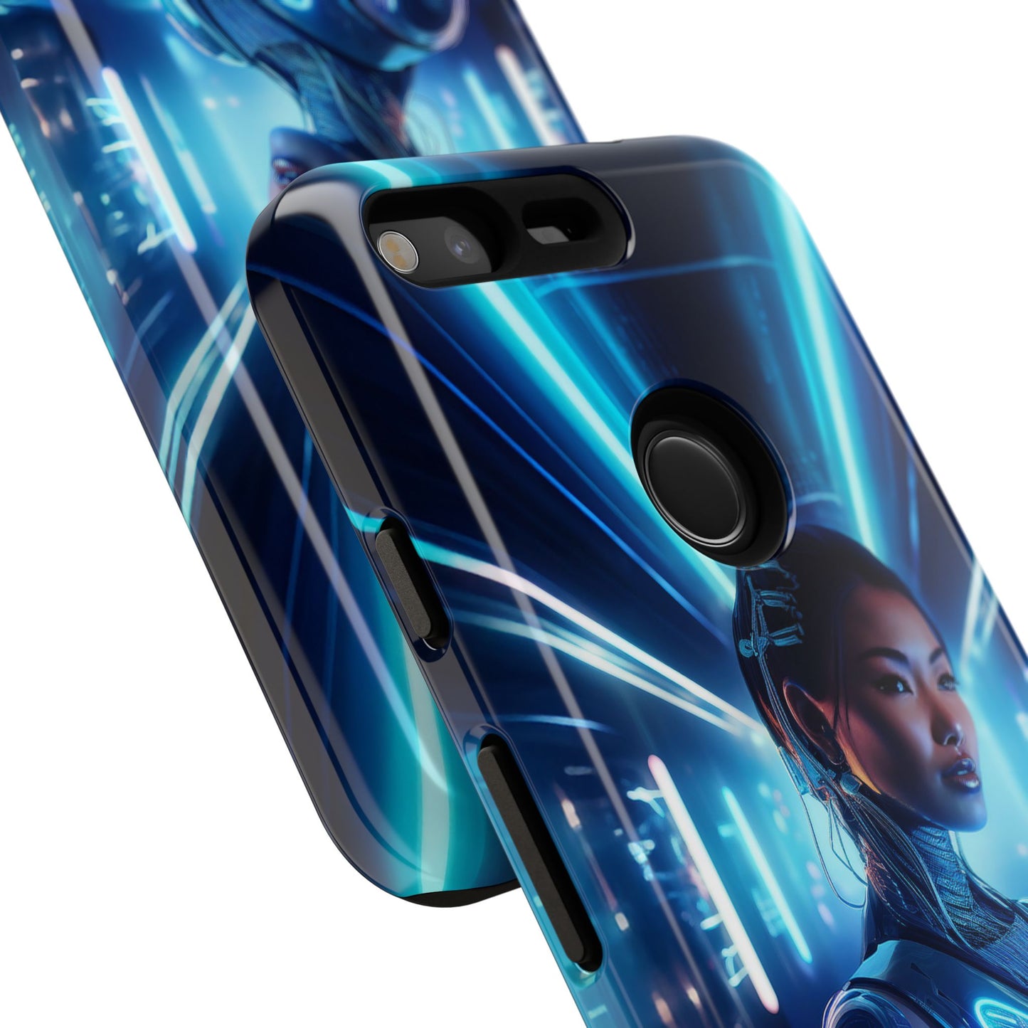 Futuristic Human Android Hybrid Cell Phone Case 004