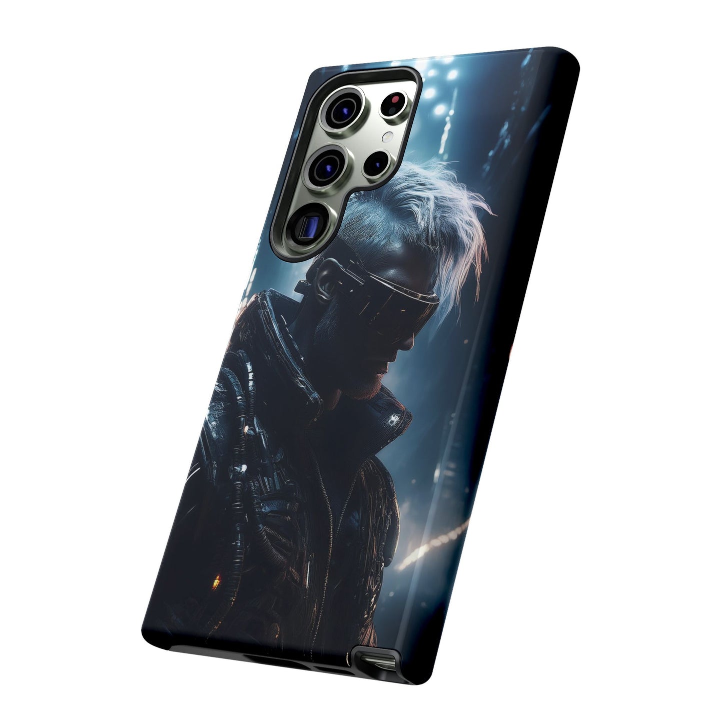 Futuristic Cyberpunk Male Cell Phone Case 025