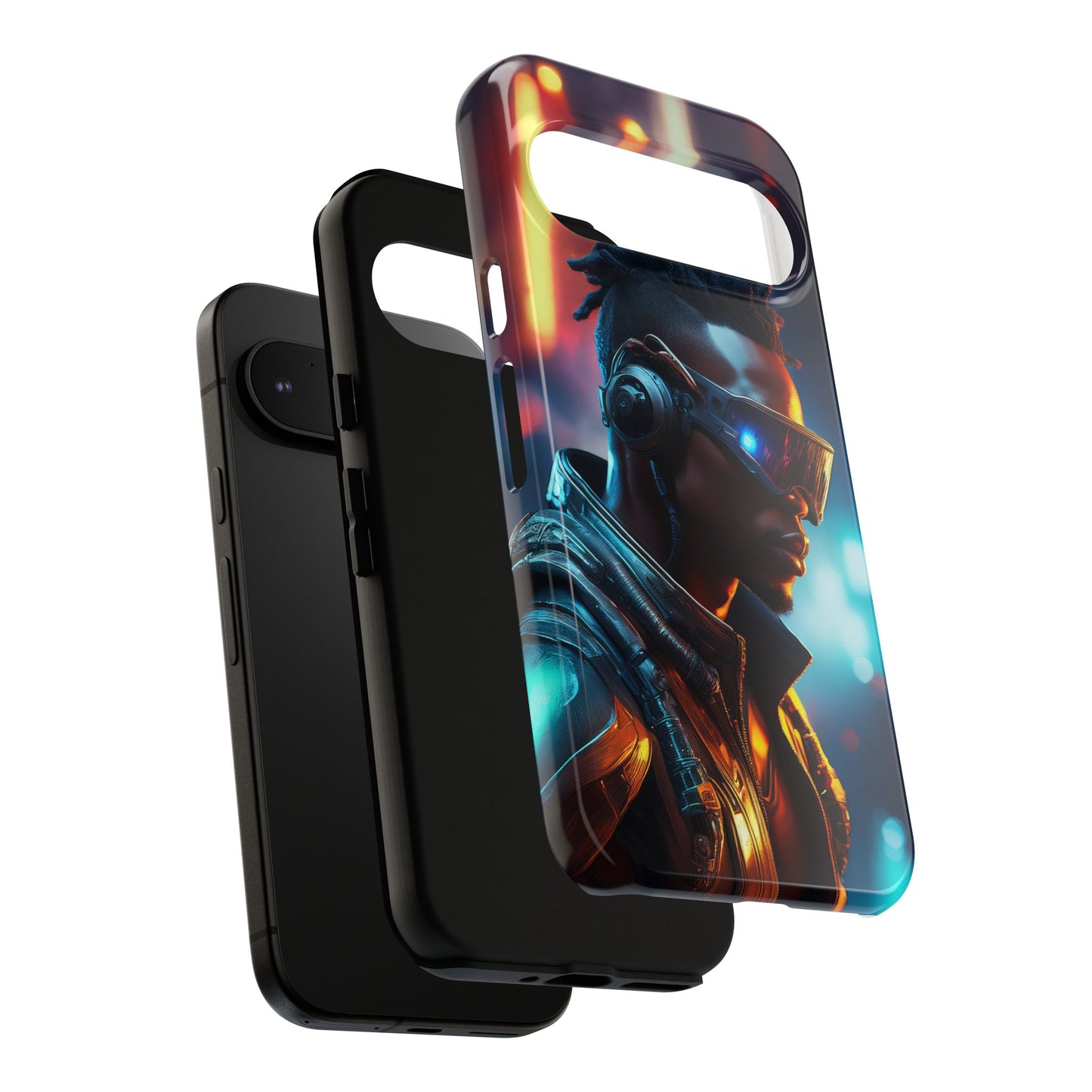 Futuristic Cyberpunk Male Cell Phone Case 016