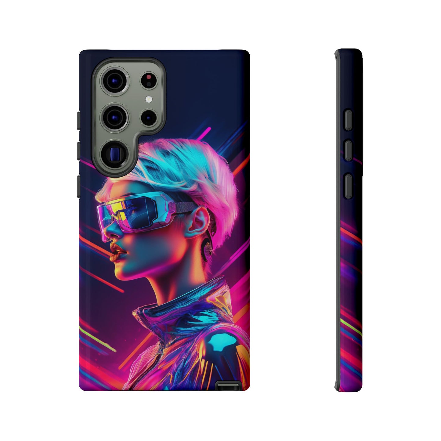 Futuristic Cyberpunk Female Cell Phone Case 031