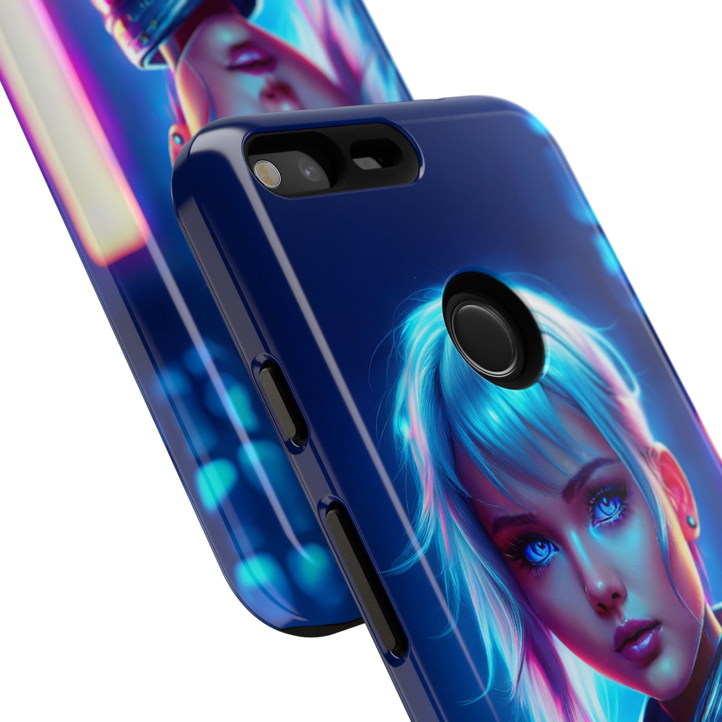 Futuristic Cyberpunk Female Cell Phone Case 013