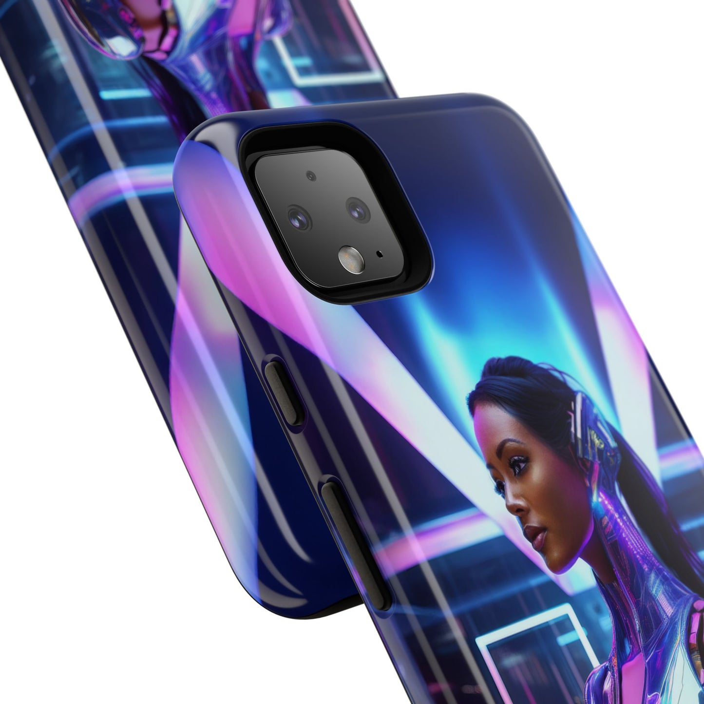 Futuristic Human Android Hybrid Cell Phone Case 017