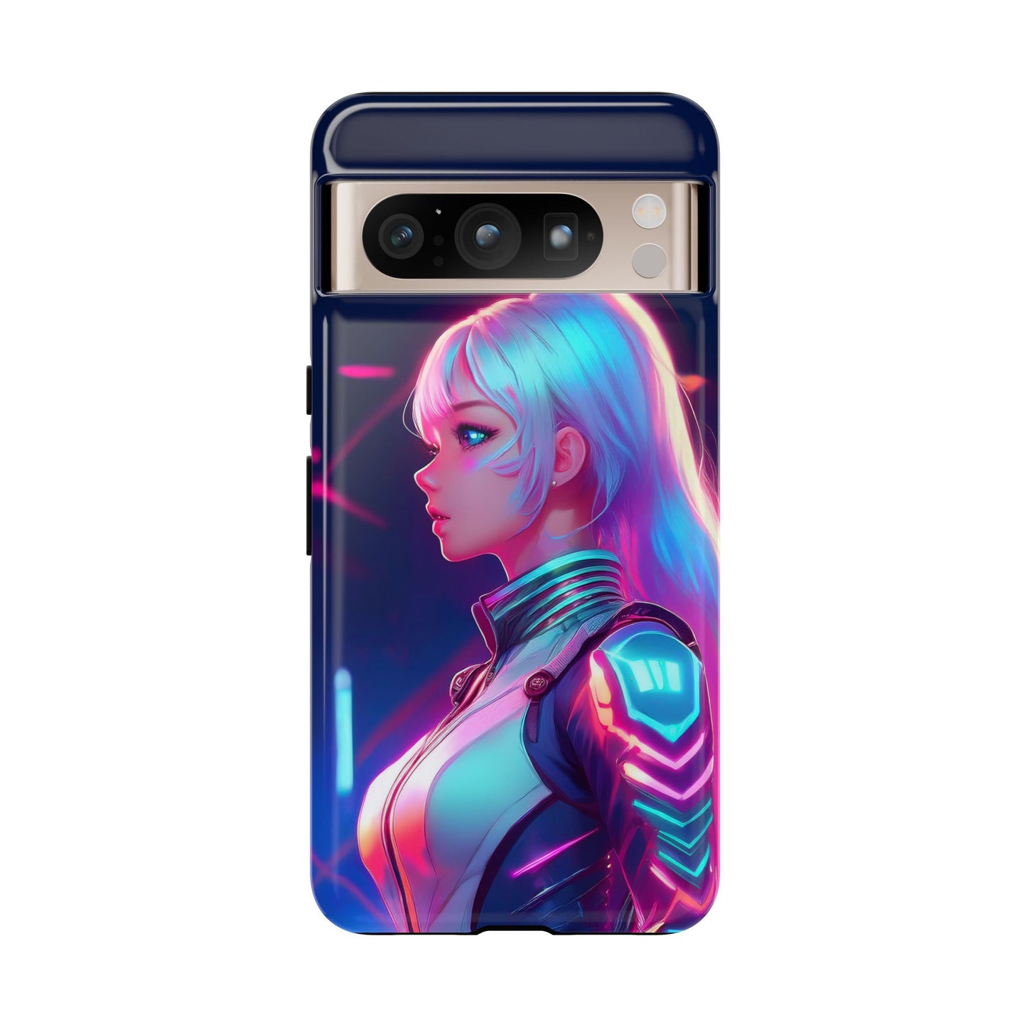 Futuristic Cyberpunk Female Cell Phone Case 009