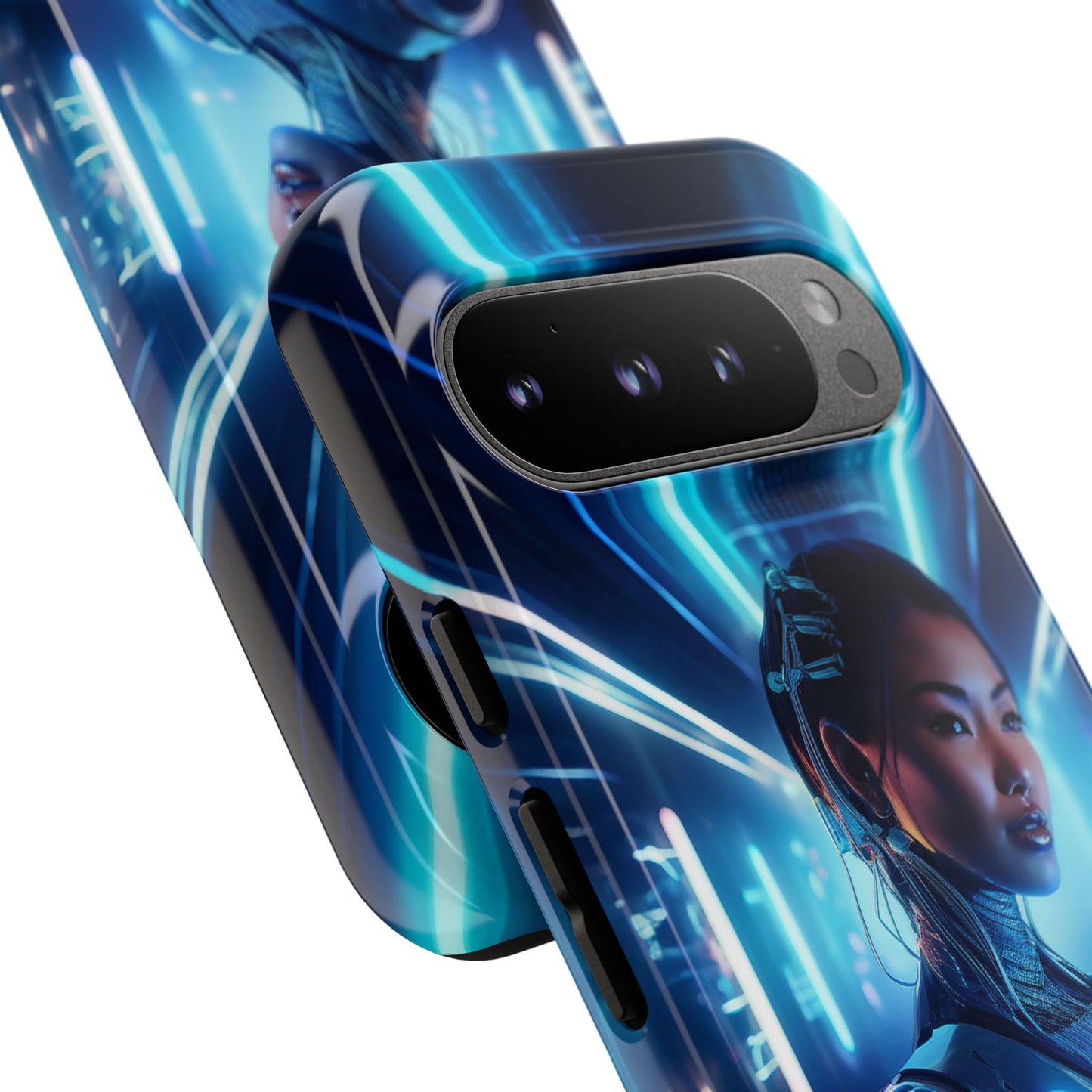 Futuristic Human Android Hybrid Cell Phone Case 004