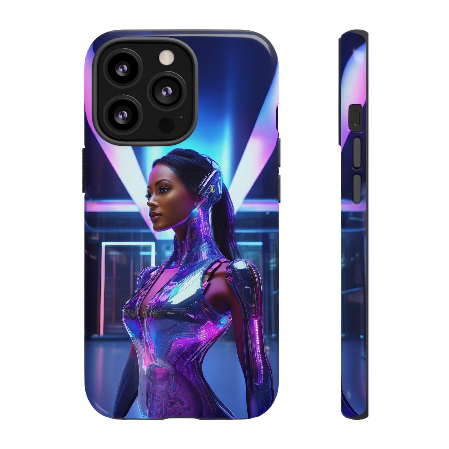 Futuristic Human Android Hybrid Cell Phone Case 017