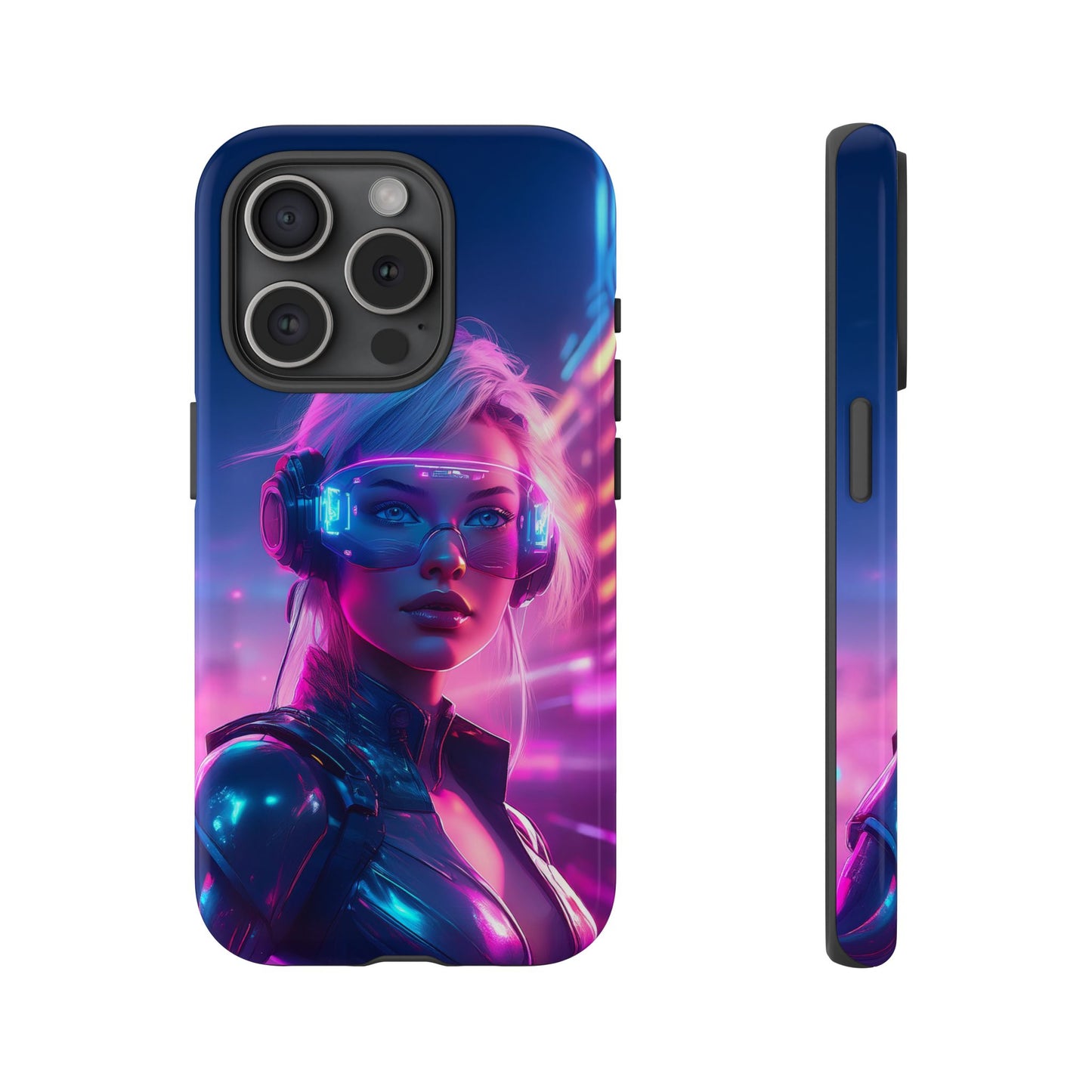 Futuristic Cyberpunk Female Cell Phone Case 029