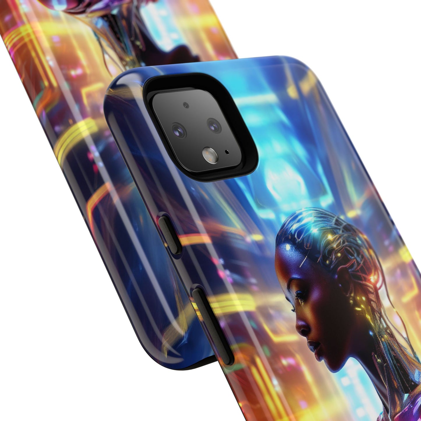 Futuristic Human Android Hybrid Cell Phone Case 011