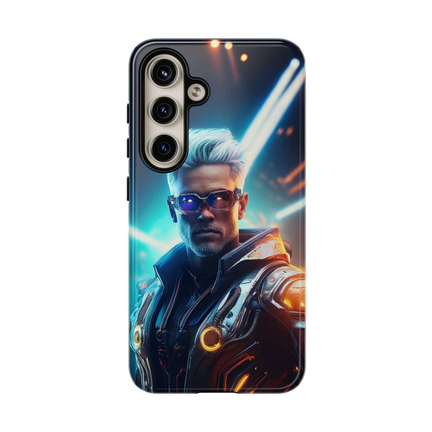 Futuristic Cyberpunk Male Cell Phone Case 013