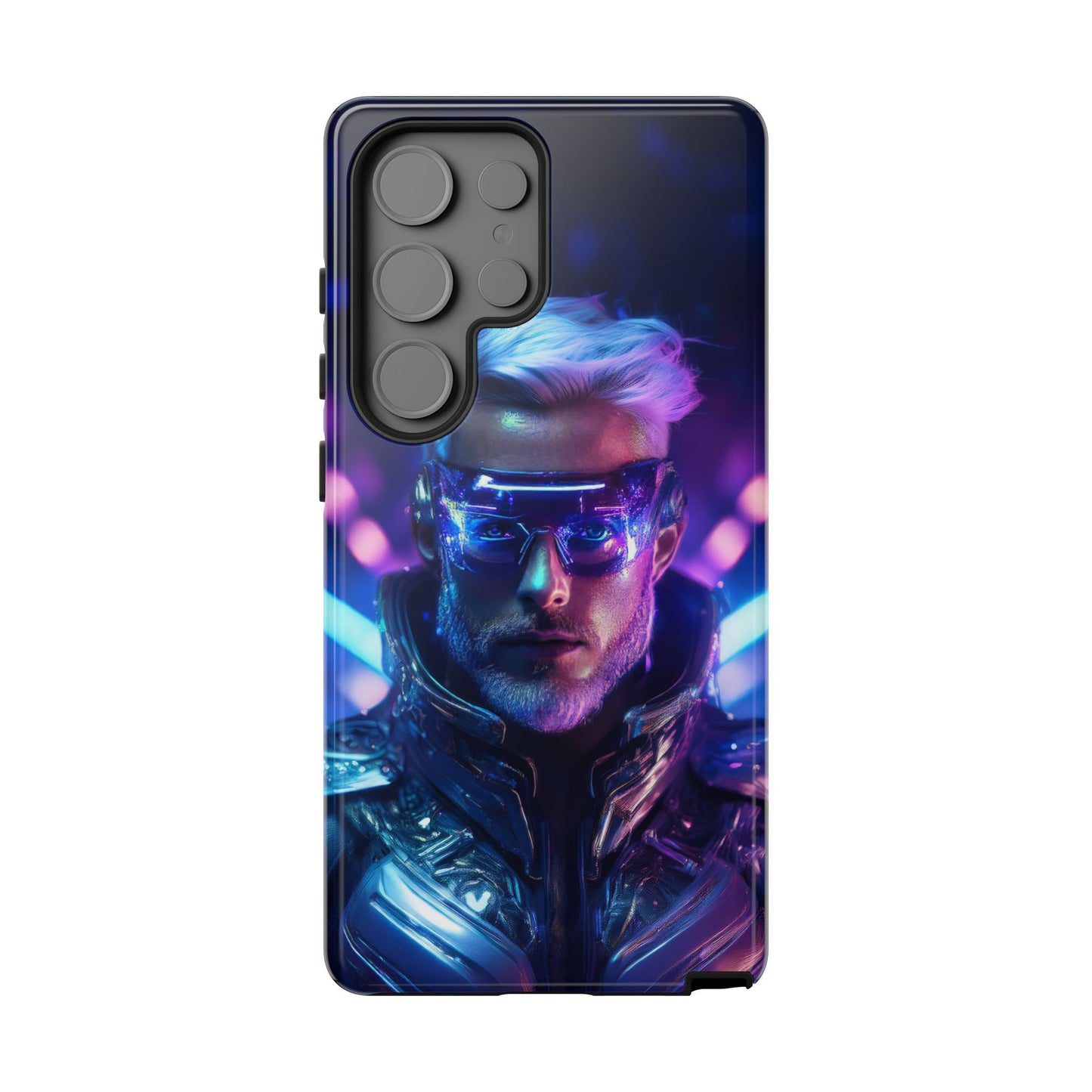 Futuristic Cyberpunk Male Cell Phone Case 020