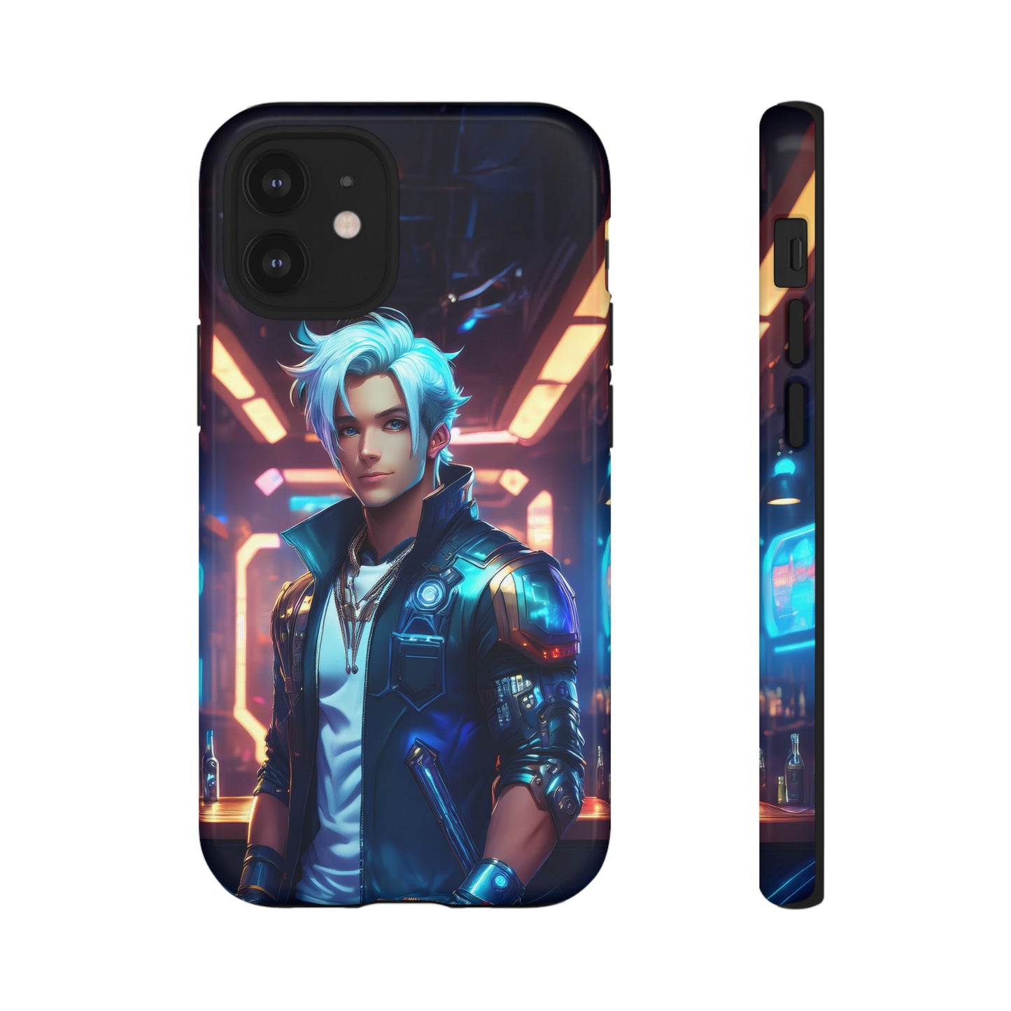 Futuristic Cyberpunk Male Cell Phone Case 009