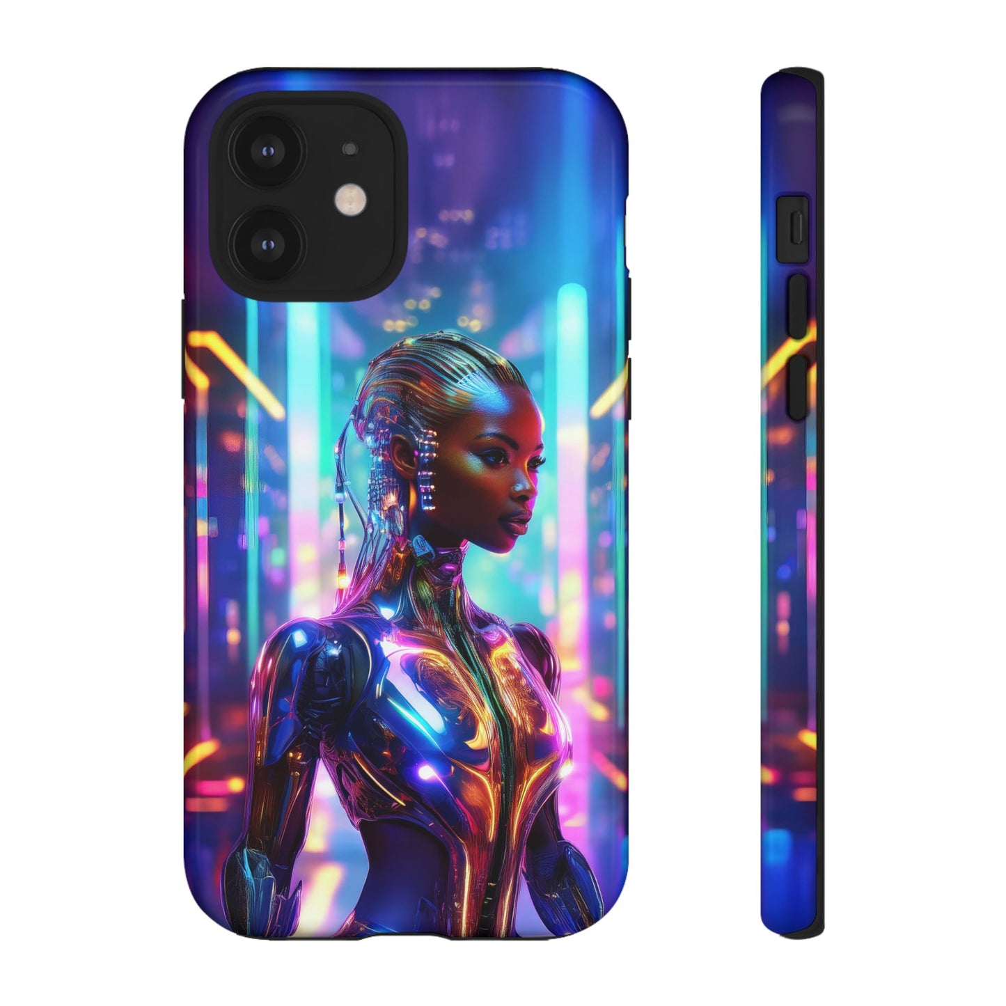 Futuristic Human Android Hybrid Cell Phone Case 018