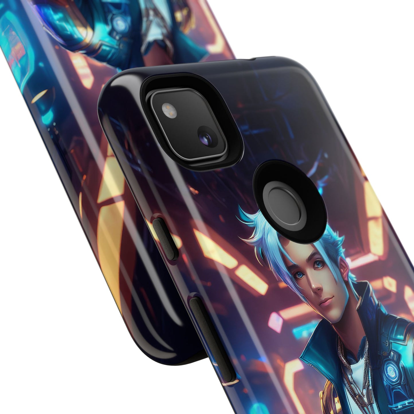 Futuristic Cyberpunk Male Cell Phone Case 009