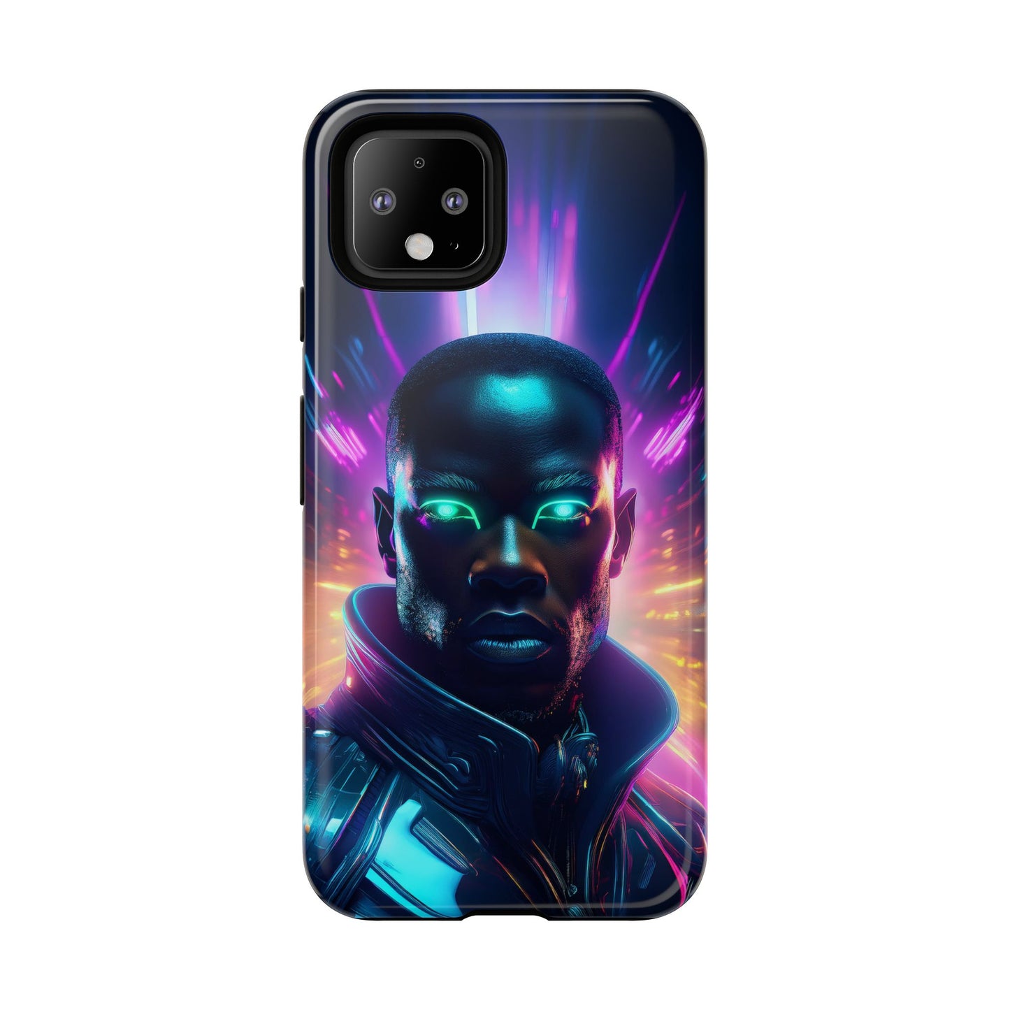 Futuristic Cyberpunk Male Cell Phone Case 022