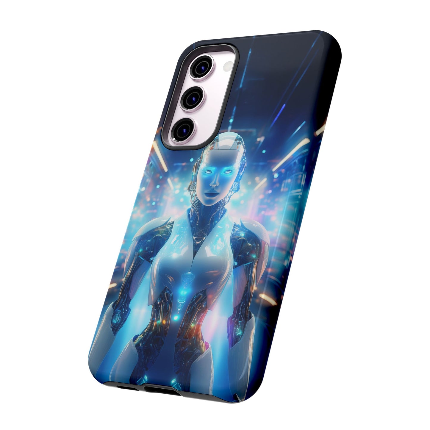 Futuristic Human Android Hybrid Cell Phone Case 012