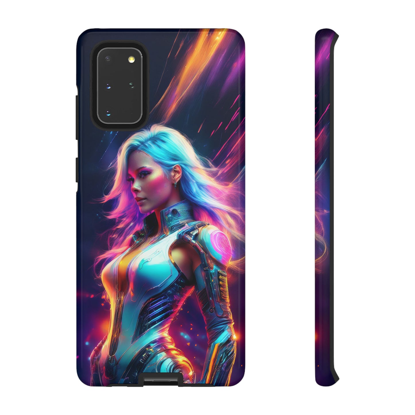 Futuristic Cyberpunk Female Cell Phone Case 012