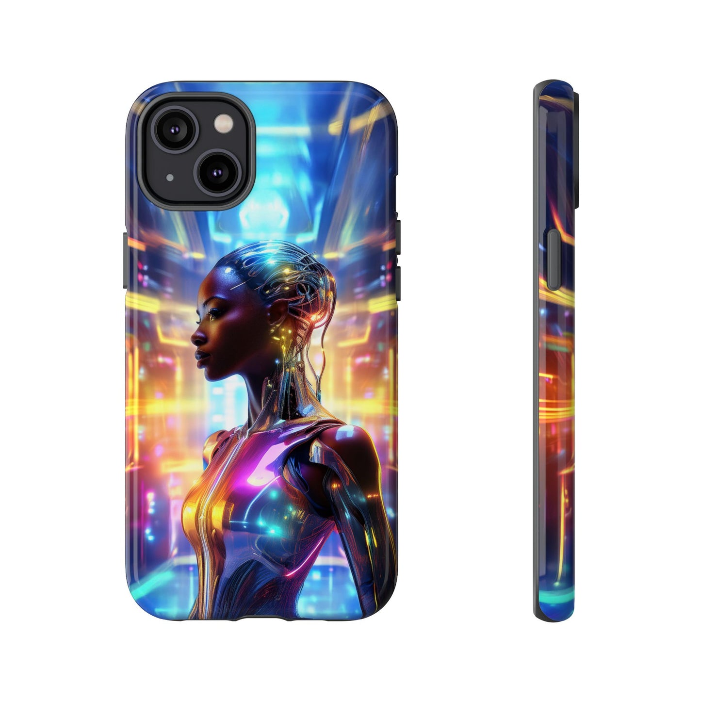 Futuristic Human Android Hybrid Cell Phone Case 011