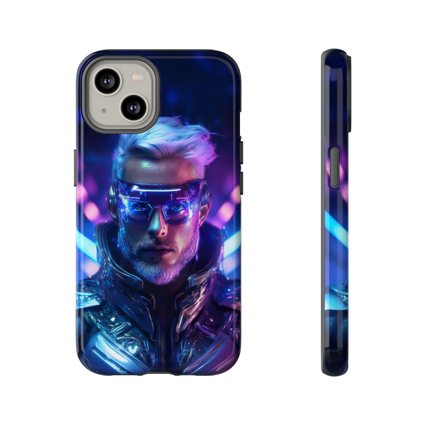 Futuristic Cyberpunk Male Cell Phone Case 020