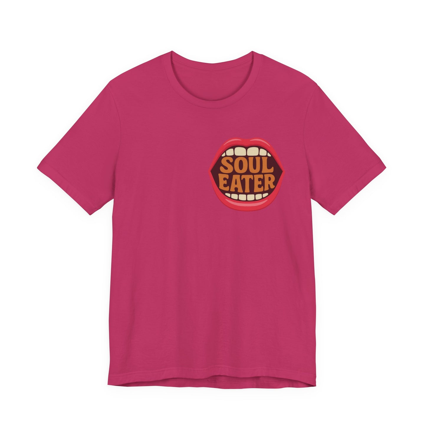 Colorful Design Soul Eater Shirt – Bold Funny Tee for Women Who Break Hearts and Don’t Apologize. Unisex Jersey Short Sleeve Tee