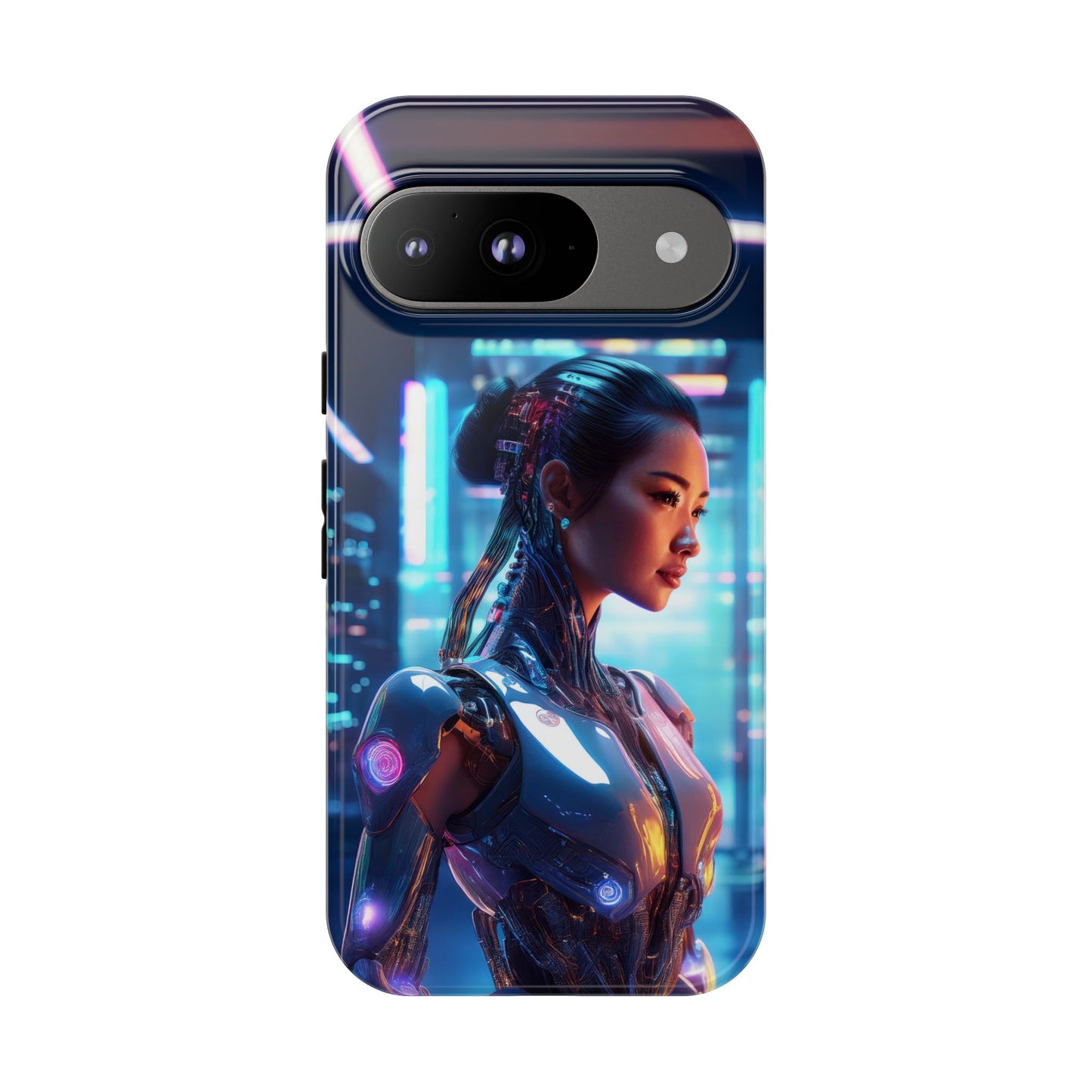 Futuristic Human Android Hybrid Cell Phone Case 013