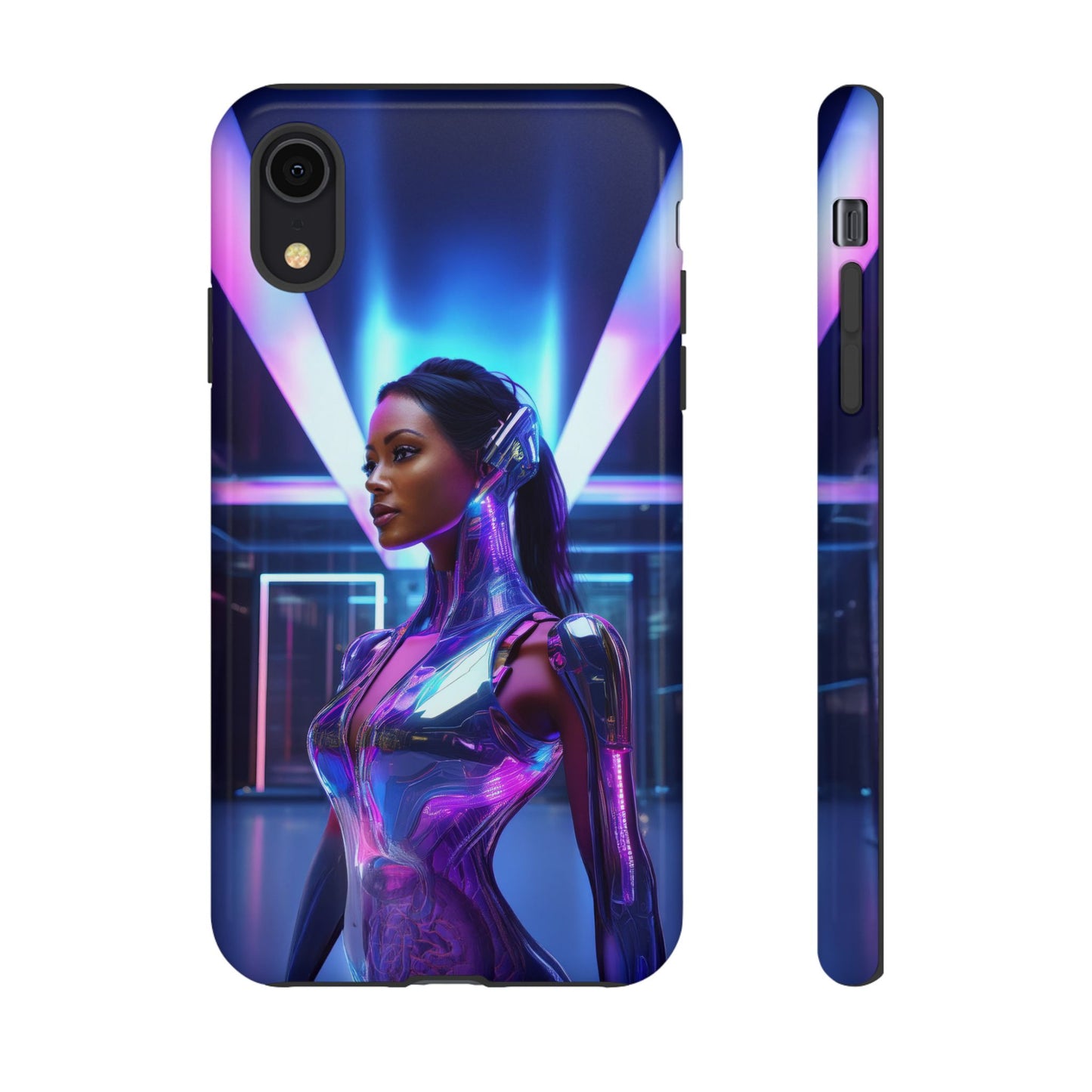 Futuristic Human Android Hybrid Cell Phone Case 017