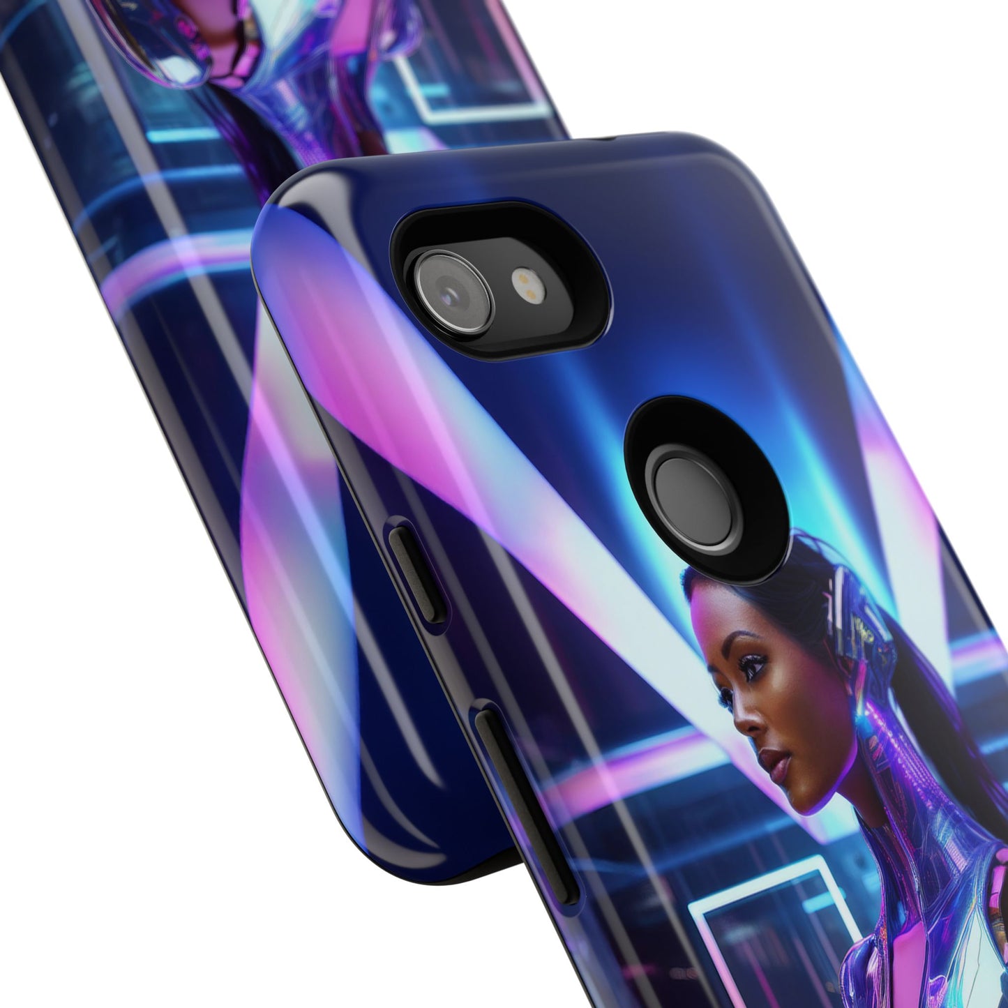 Futuristic Human Android Hybrid Cell Phone Case 017