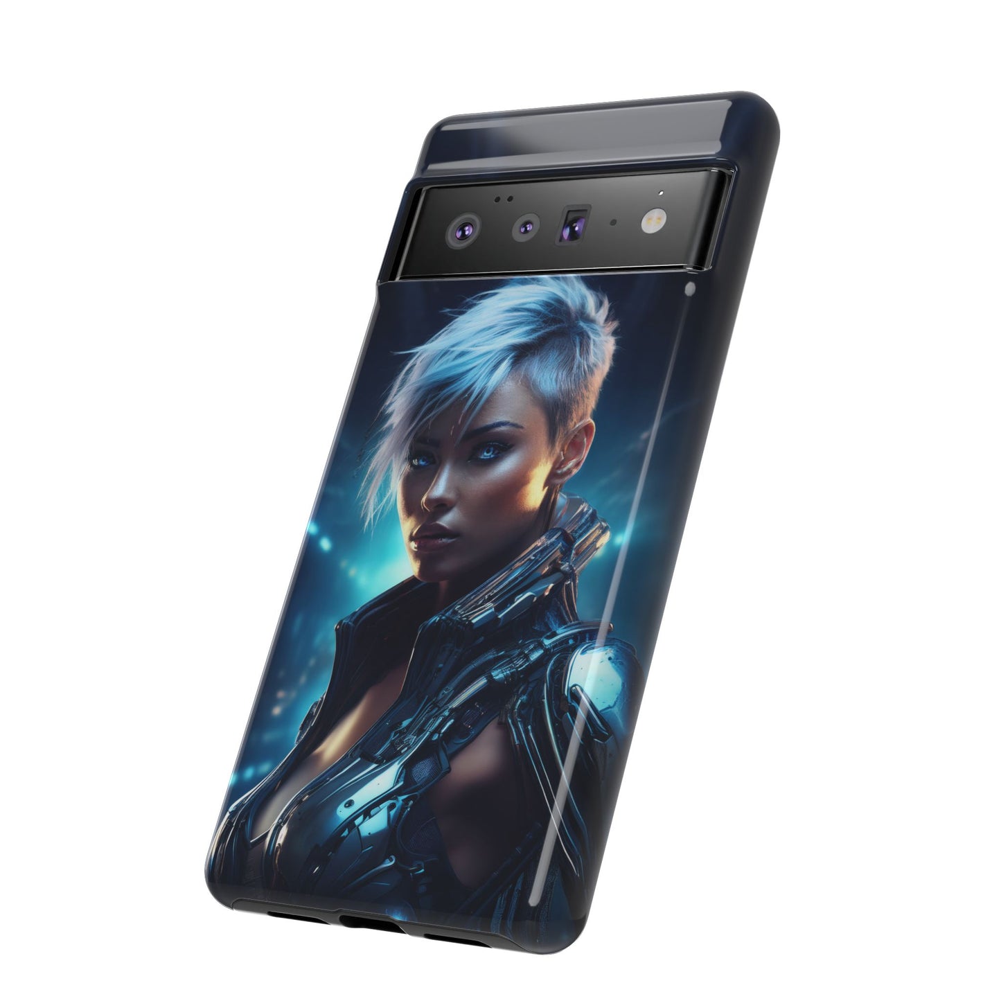 Futuristic Cyberpunk Female Cell Phone Case 027