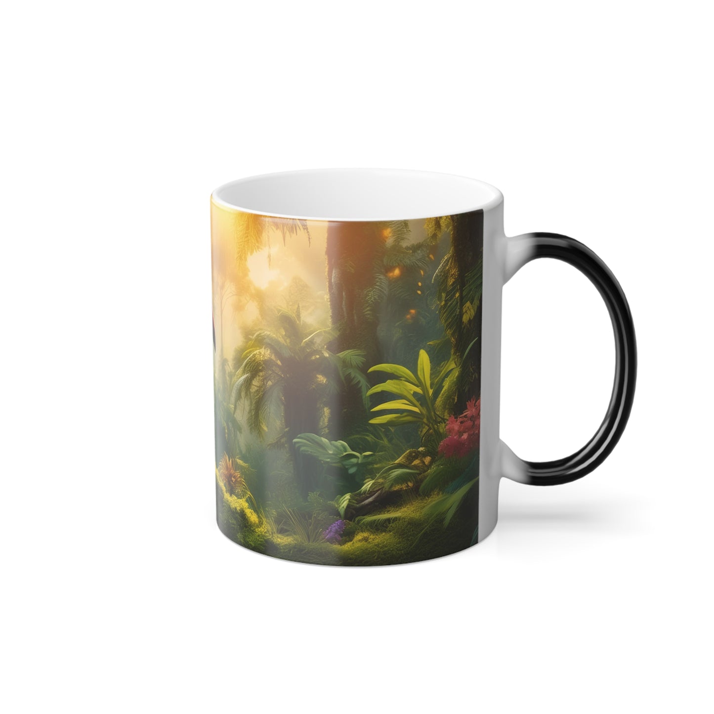 Toucan In The Rainforest Color Morphing Mug, 11oz