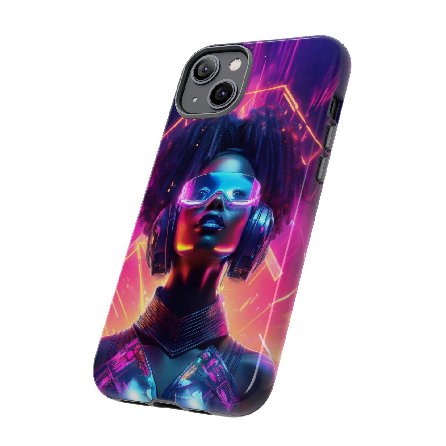 Futuristic Cyberpunk Female Cell Phone Case 030