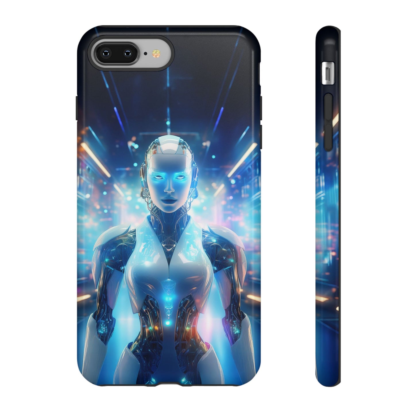 Futuristic Human Android Hybrid Cell Phone Case 012