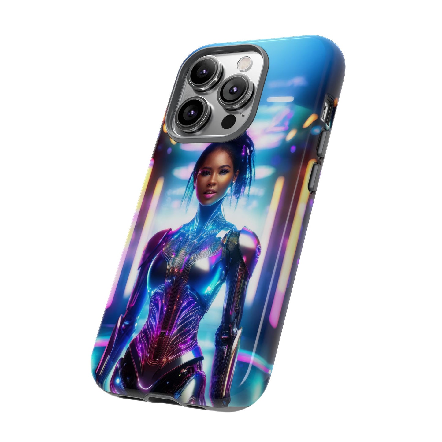 Futuristic Human Android Hybrid Cell Phone Case 009