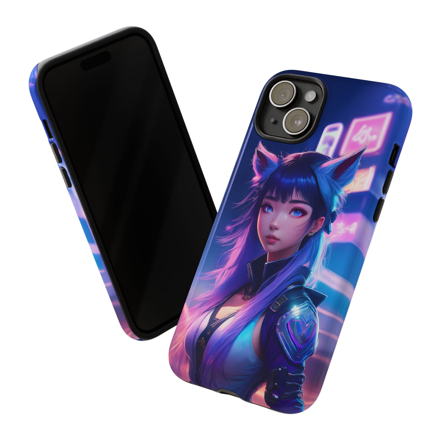 Futuristic Cyberpunk Female Cell Phone Case 010