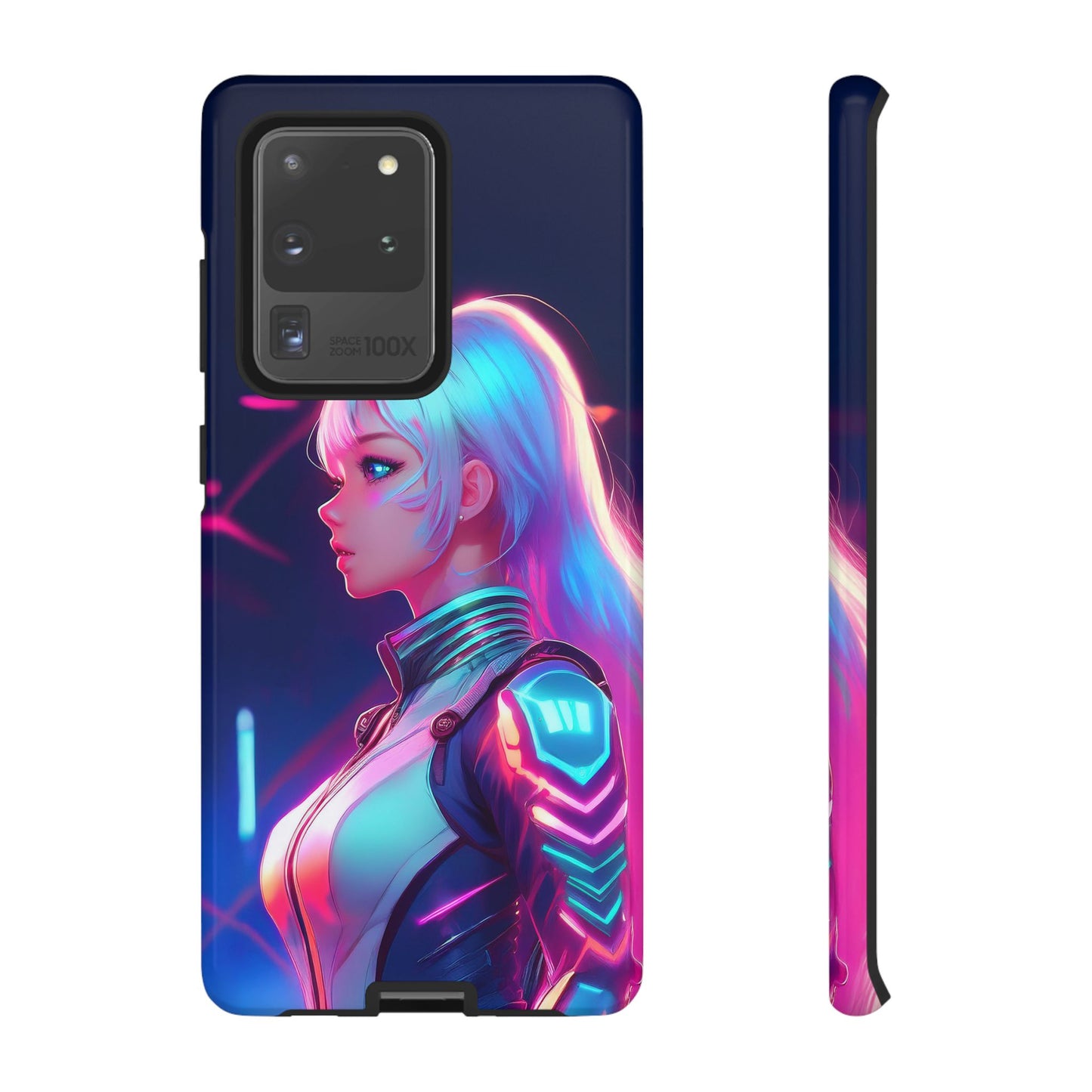 Futuristic Cyberpunk Female Cell Phone Case 009