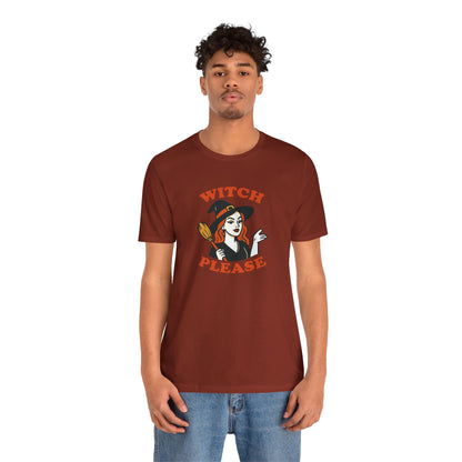 Witch Please Halloween Shirt – Sassy Retro Witch Graphic Tee for Funny Halloween Attitude