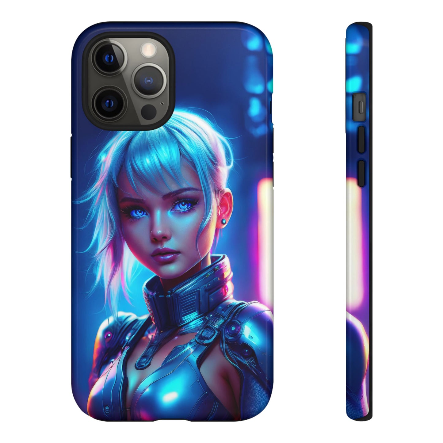 Futuristic Cyberpunk Female Cell Phone Case 013