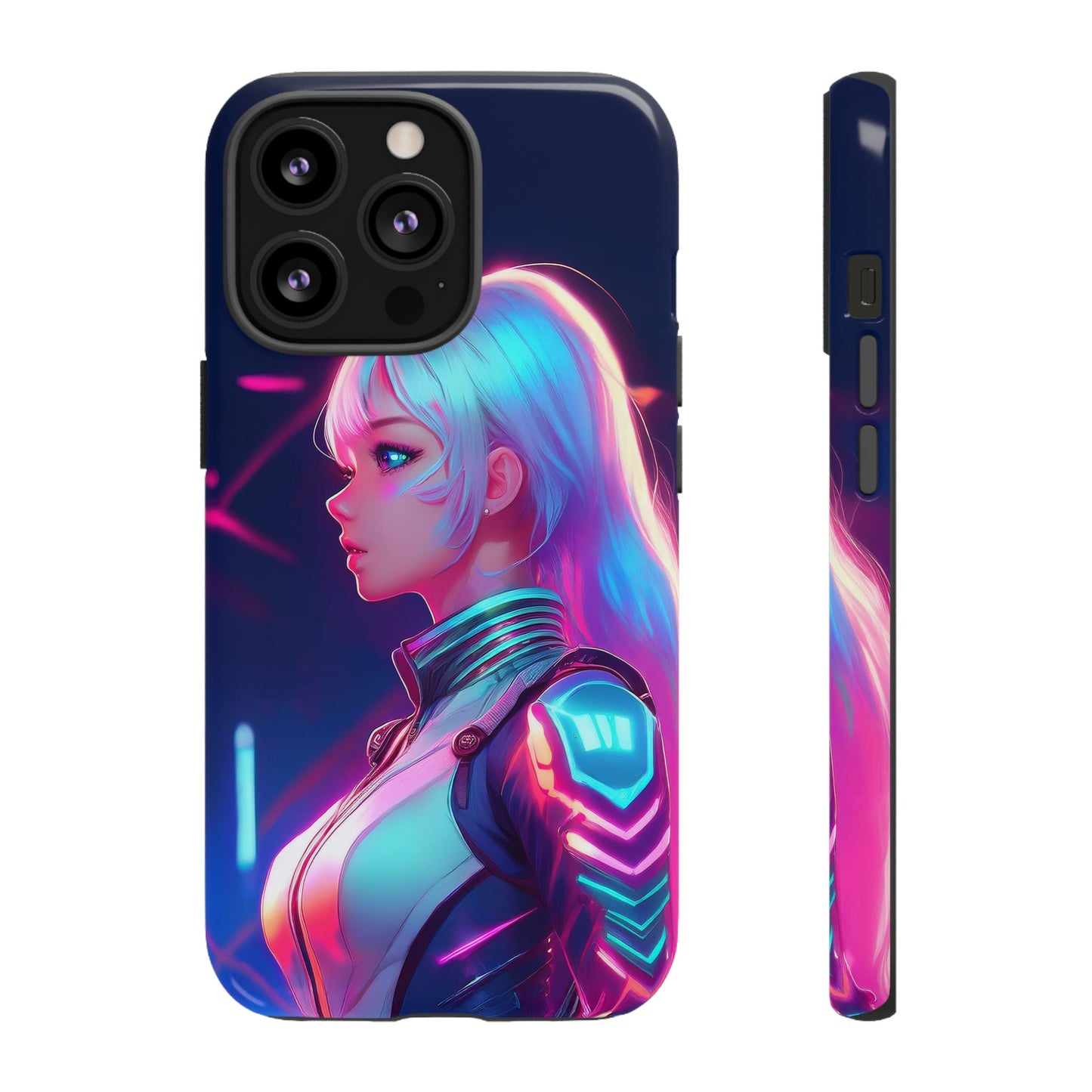 Futuristic Cyberpunk Female Cell Phone Case 009