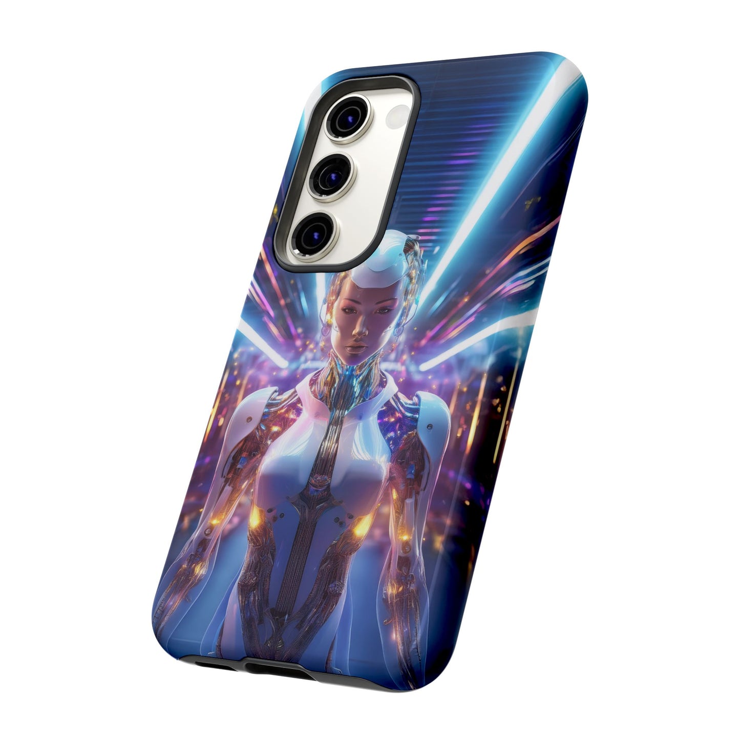 Futuristic Human Android Hybrid Cell Phone Case 007