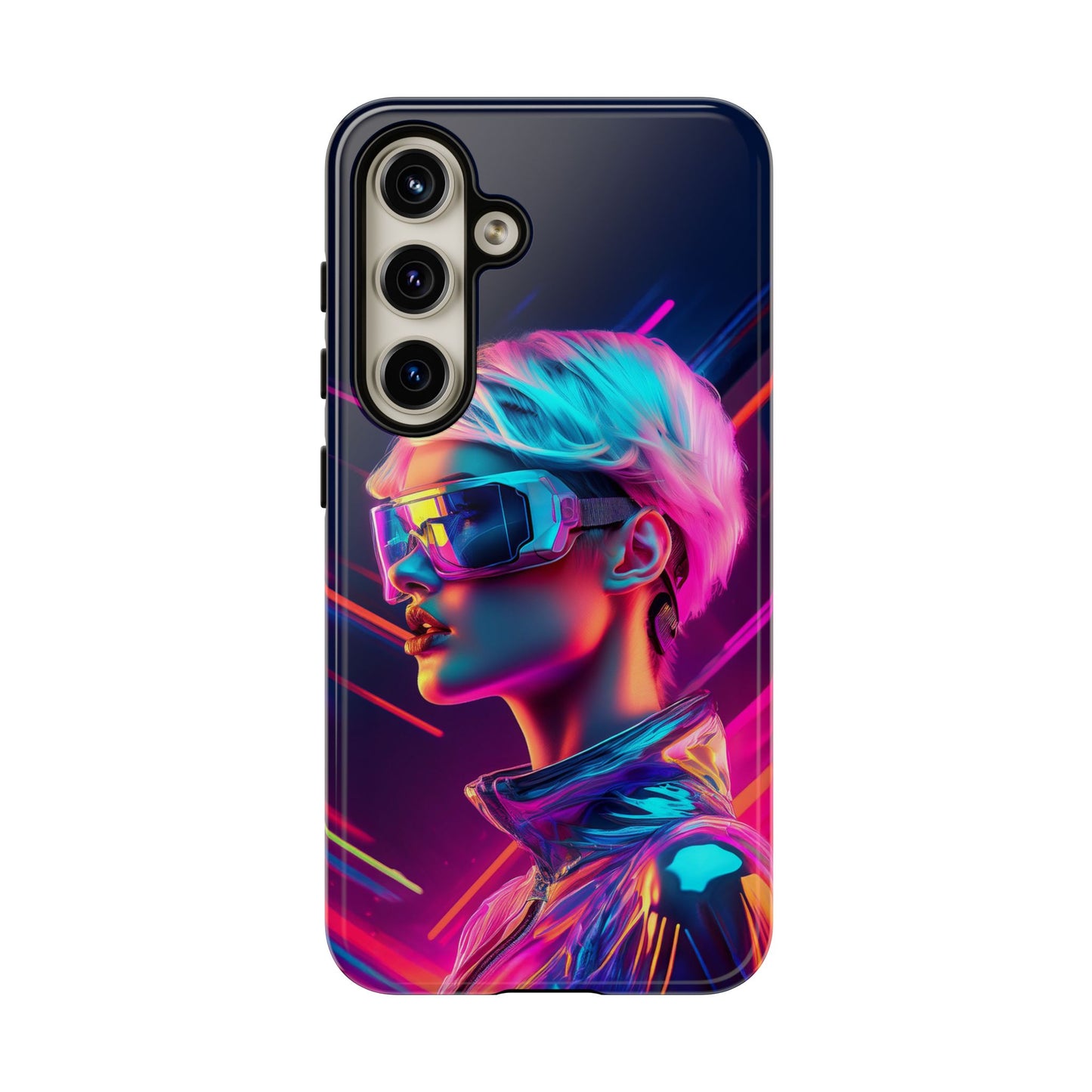 Futuristic Cyberpunk Female Cell Phone Case 031