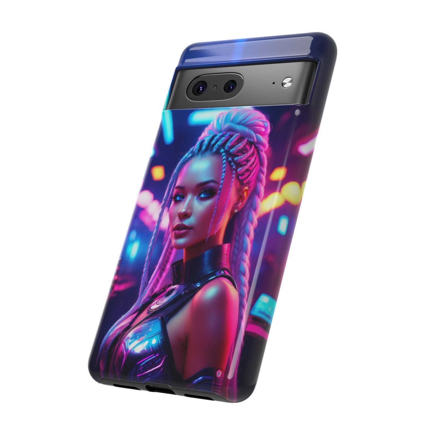 Futuristic Cyberpunk Female Cell Phone Case 007