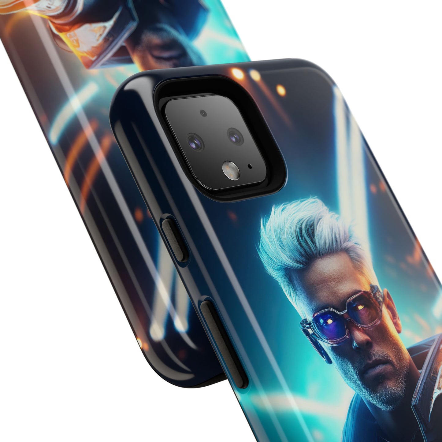 Futuristic Cyberpunk Male Cell Phone Case 013