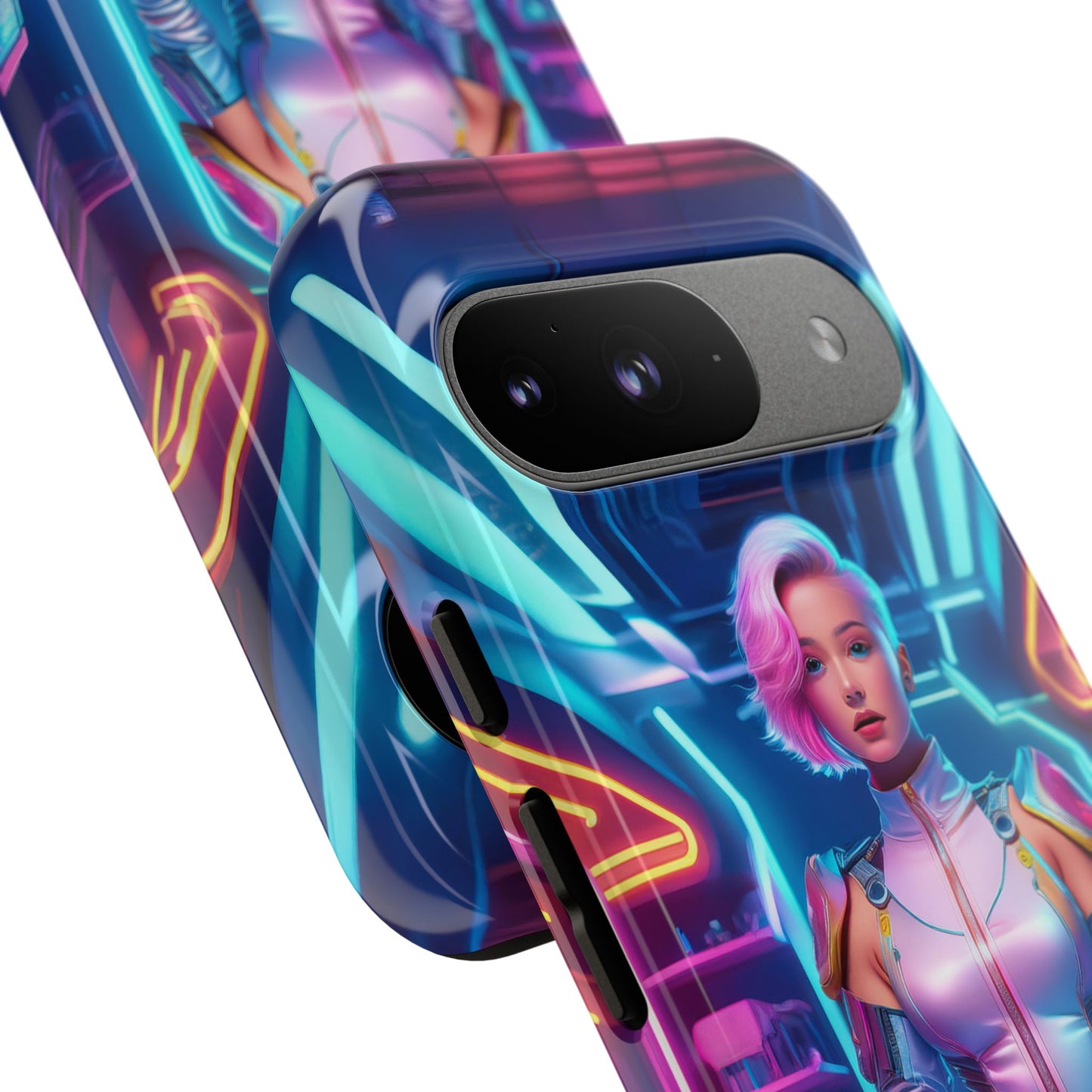 Futuristic Cyberpunk Female Cell Phone Case 002