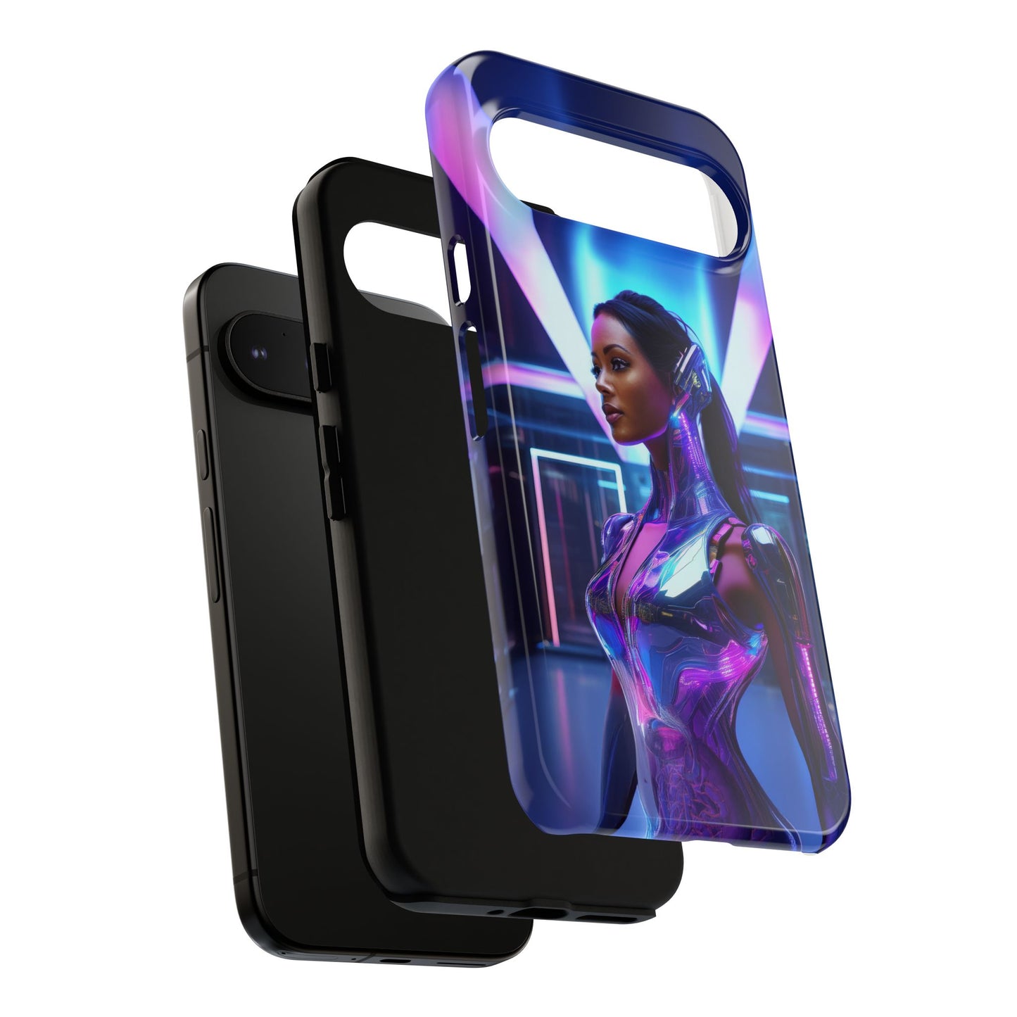 Futuristic Human Android Hybrid Cell Phone Case 017