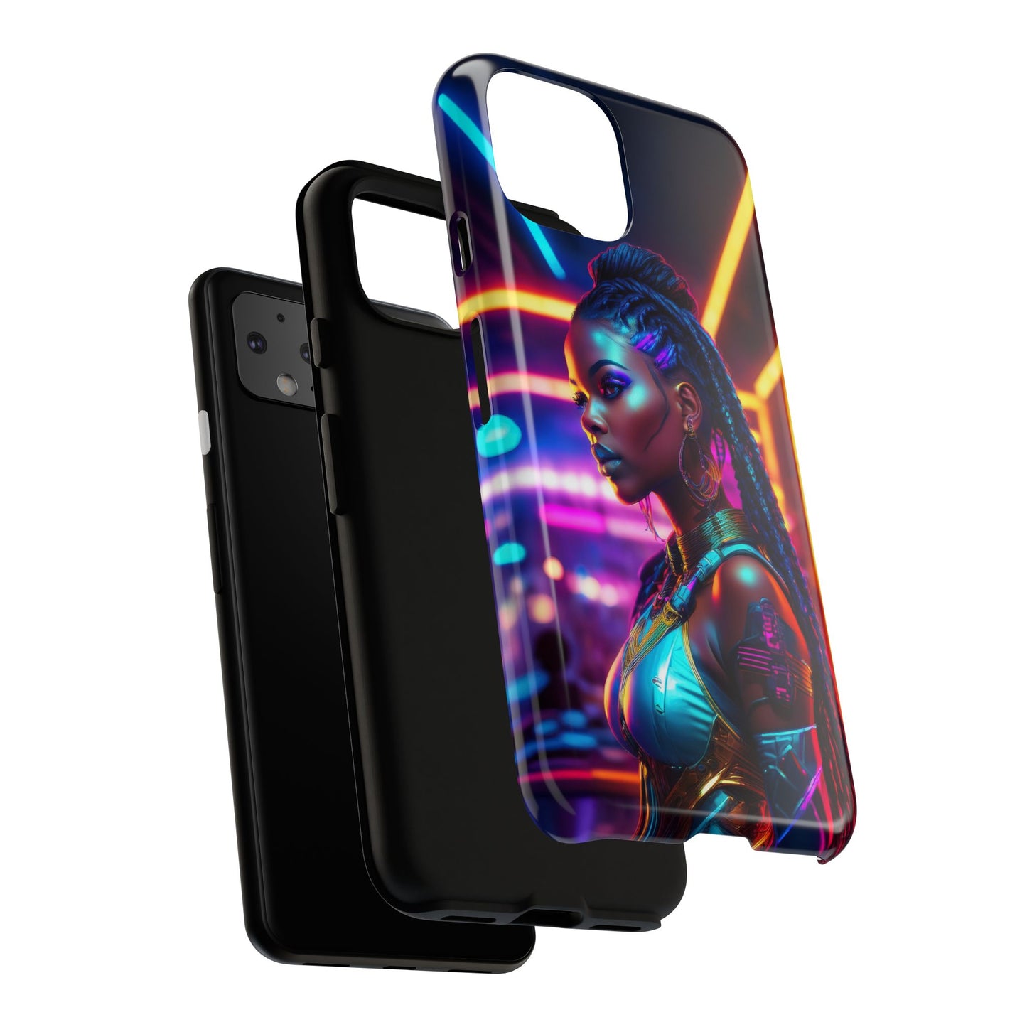 Futuristic Cyberpunk Female Cell Phone Case 006