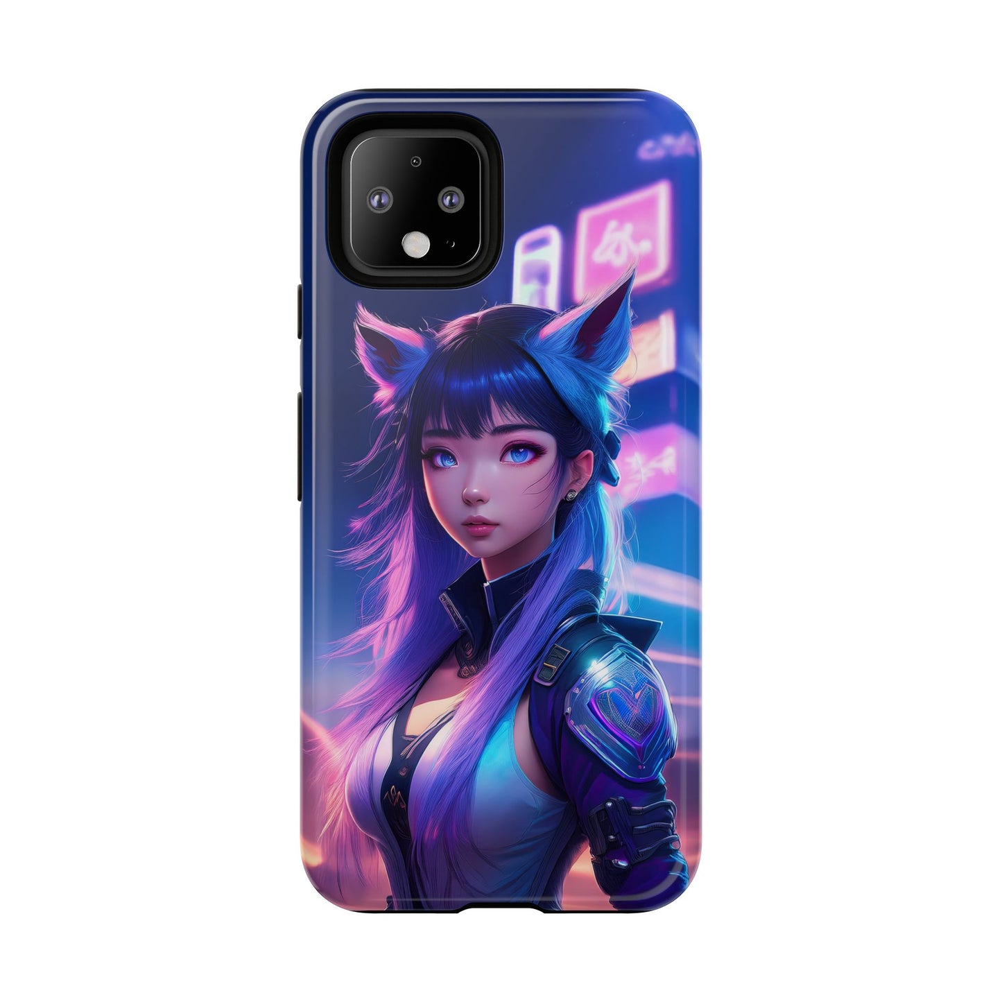 Futuristic Cyberpunk Female Cell Phone Case 010