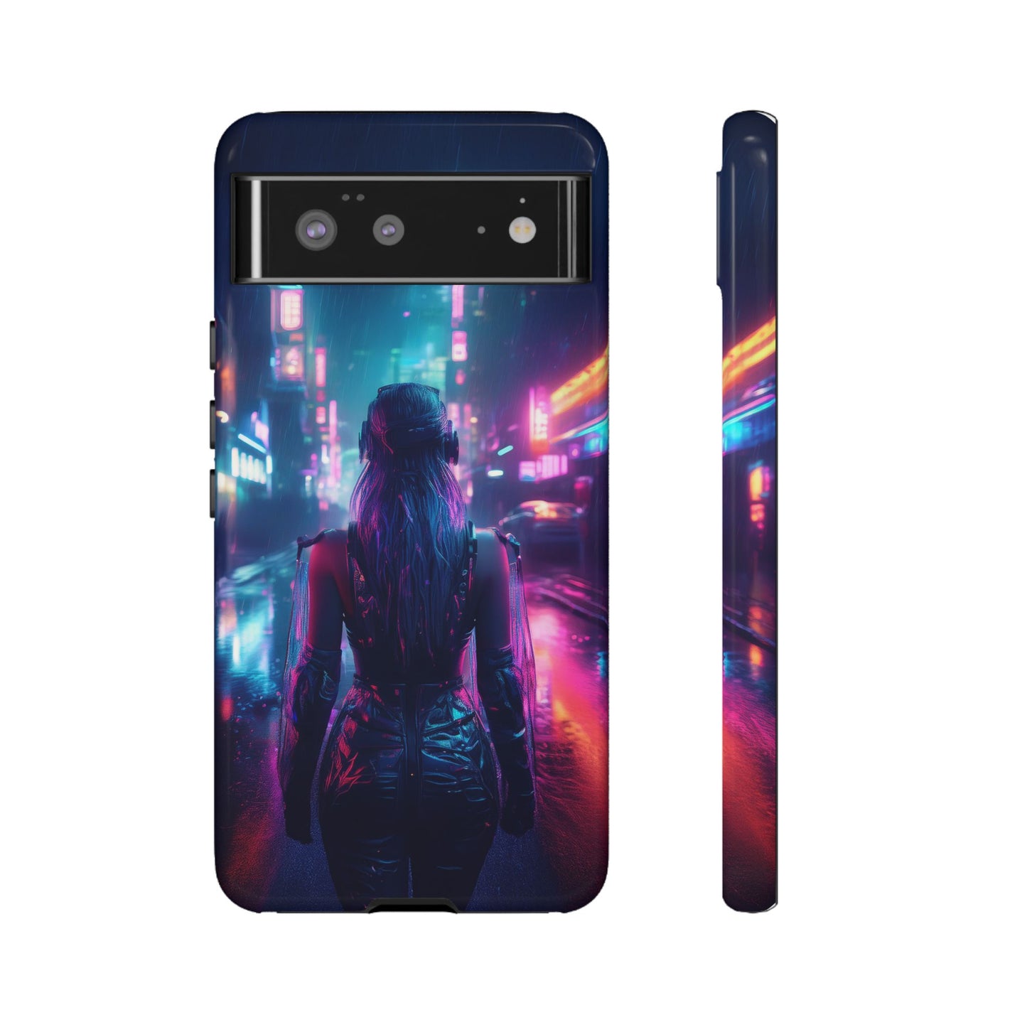 Futuristic Cyberpunk Female Cell Phone Case 032