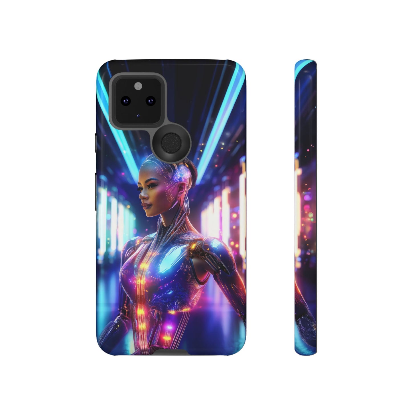 Futuristic Human Android Hybrid Cell Phone Case 010