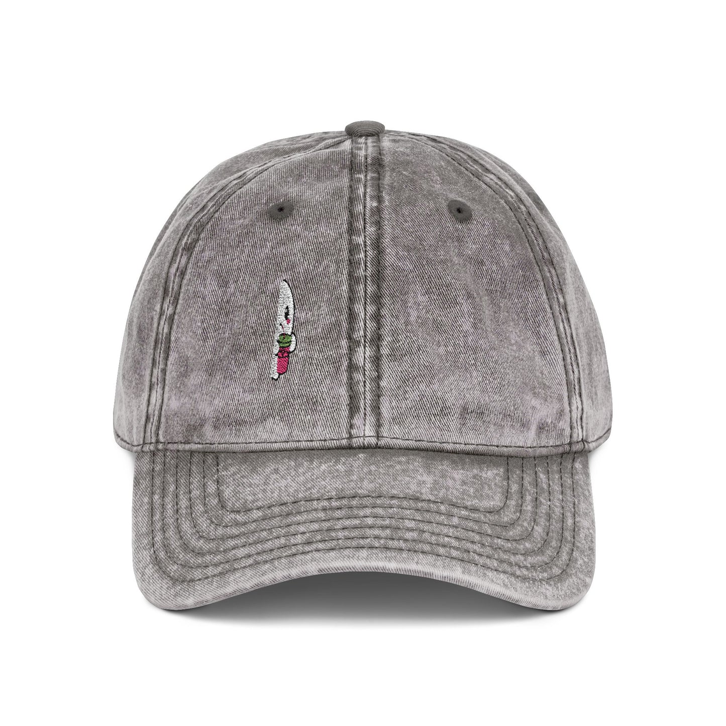 Cute Ghost Vintage Hat – Embroidered Kawaii Ghost Drinking Hat for Halloween Vibes and Everyday Boo Energy