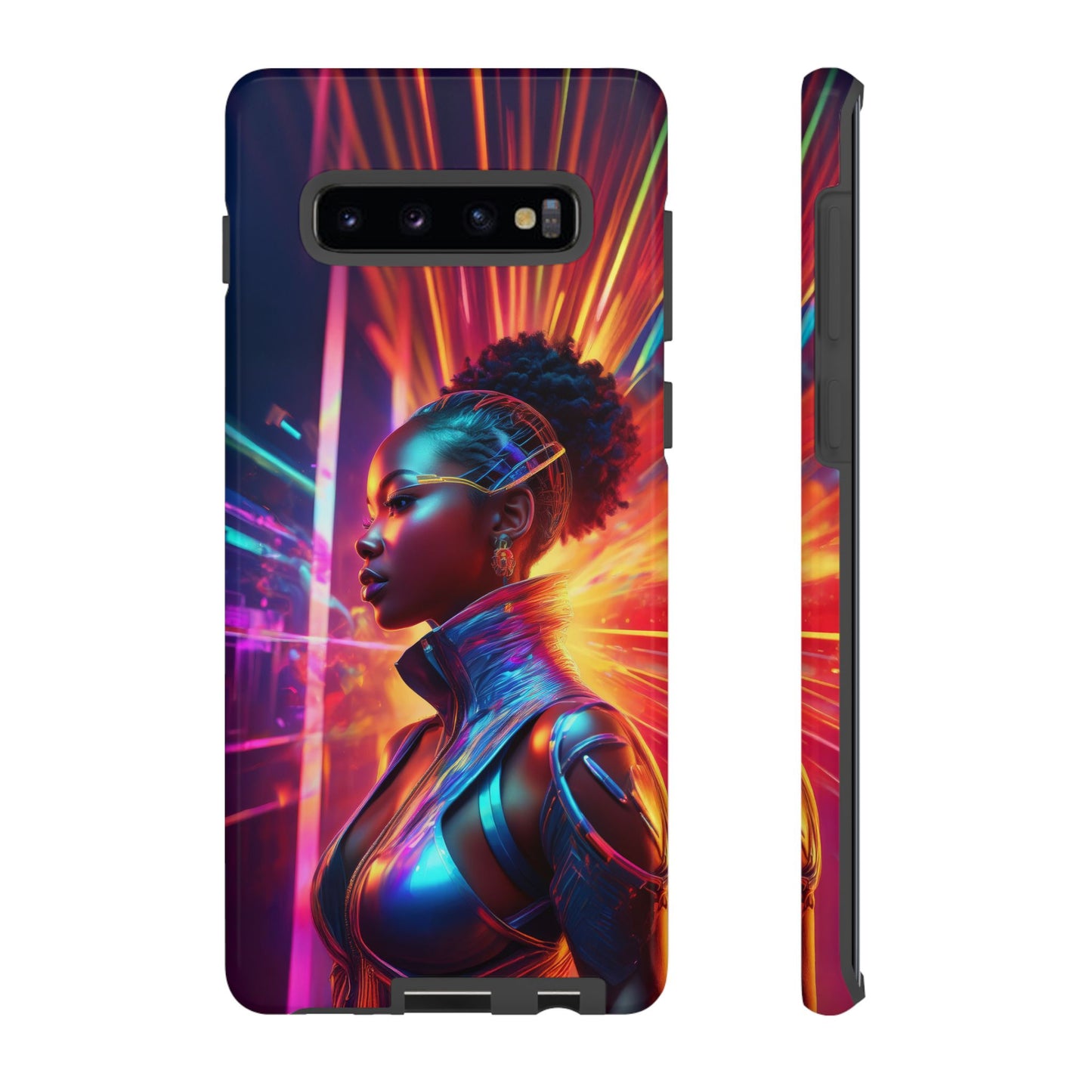 Futuristic Cyberpunk Female Cell Phone Case 001